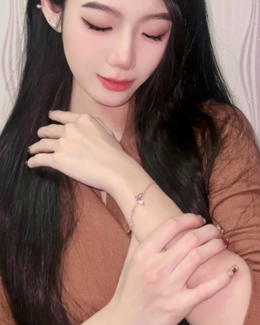 Pearl Butterfly Light Bracelet OHO0002