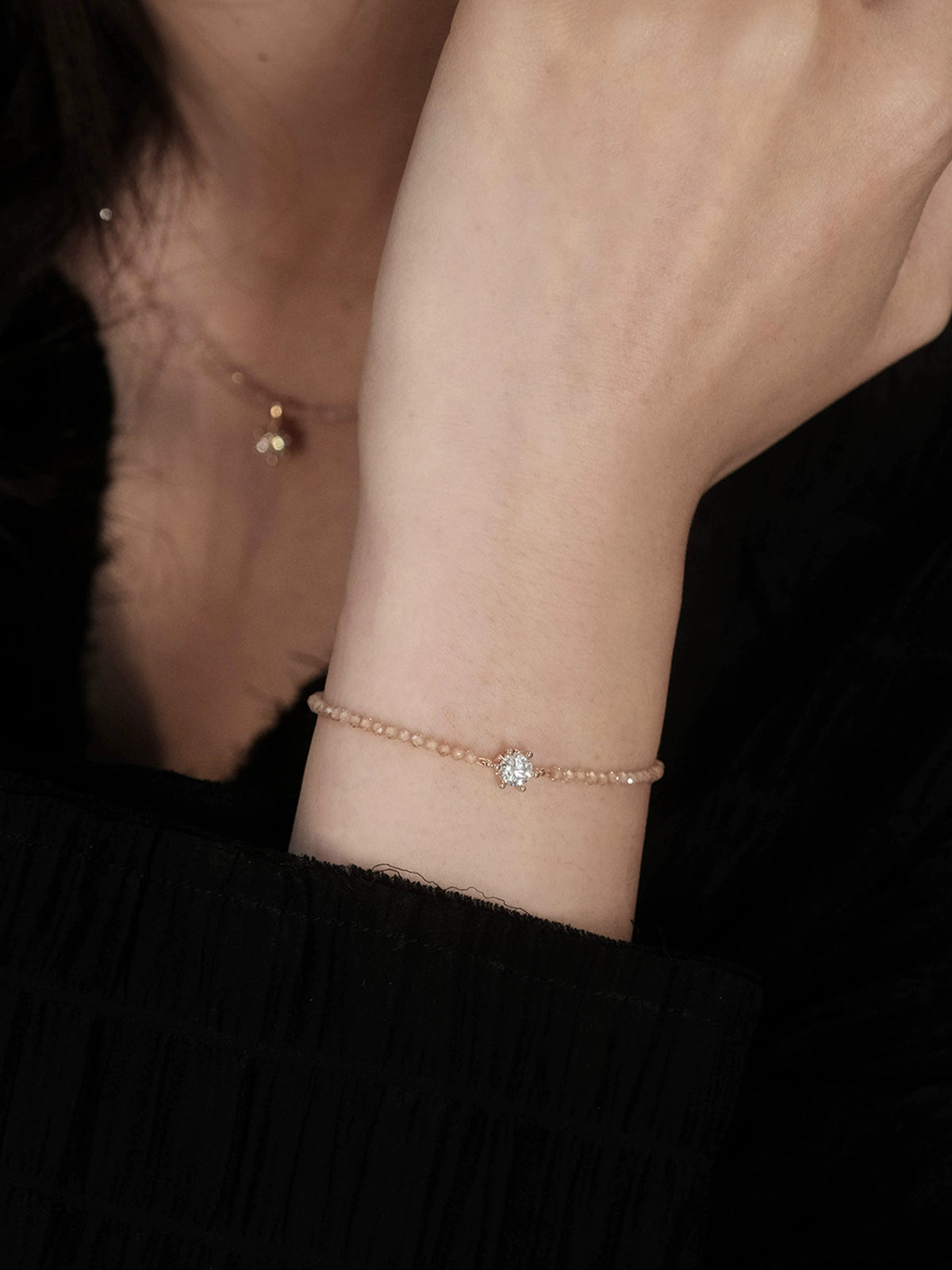 Champagne Zircon Bracelet SSW0011