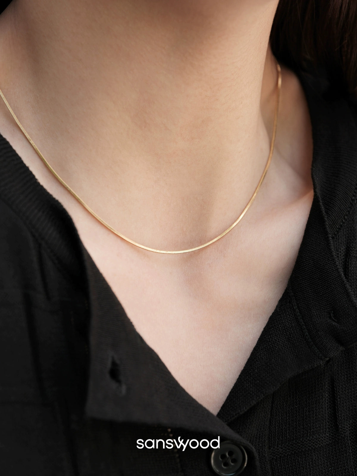 Plain Necklace SSW0015